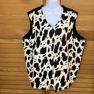 * Bentley White/Black Vest 1X NWT